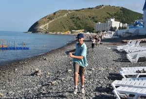 Детский спортивно-оздоровительный айкидо-лагерь на море, пробежка
