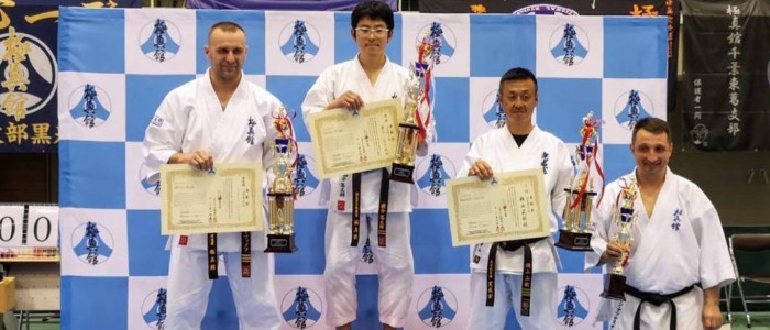 Поздравляем М.Ю. Сафонова с победой (2 место) на чемпионате Японии по Кёкусин каратэ!